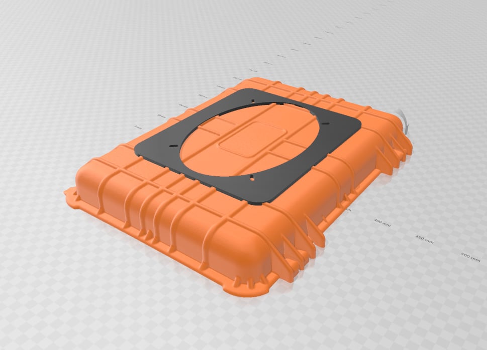 Single Galeforce f1 6x9 Mounting Plate - Apache 3800