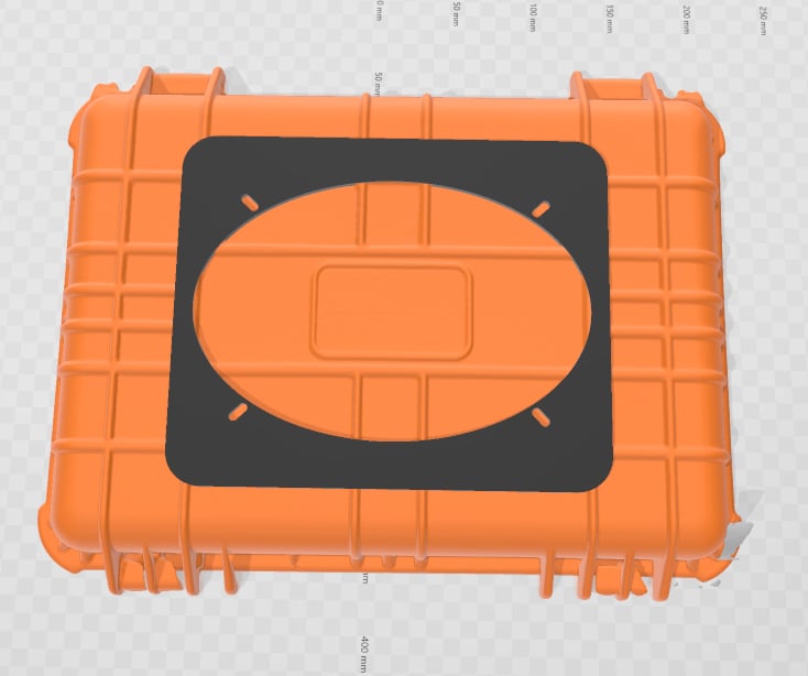Single Galeforce f1 6x9 Mounting Plate - Apache 3800