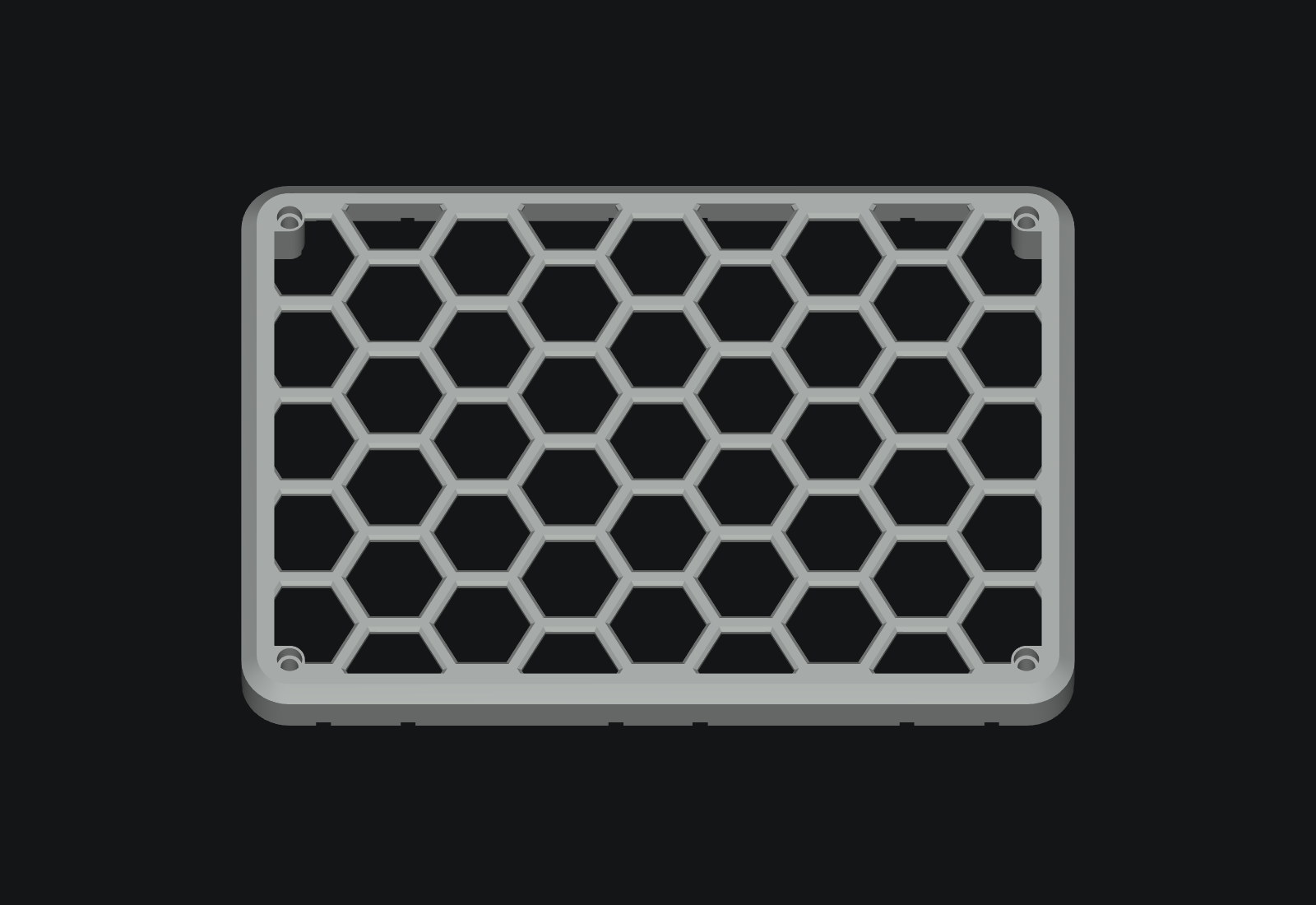 1800 Full-Face grill — blank model rendering