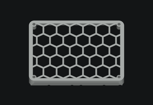 Apache 2800 Full-Face Grill - blank model rendering