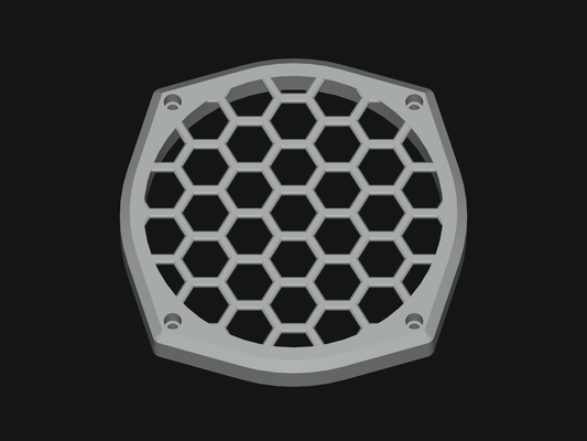 Honeycomb Grill for JL 5.25-inch Speakers - blank model rendering