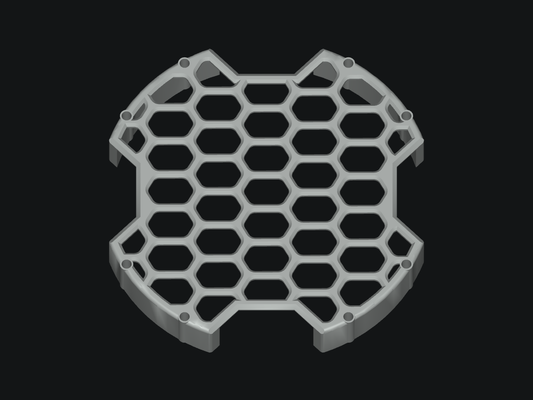 Grill for Kicker 8-inch Passive Radiators - blank model rendering