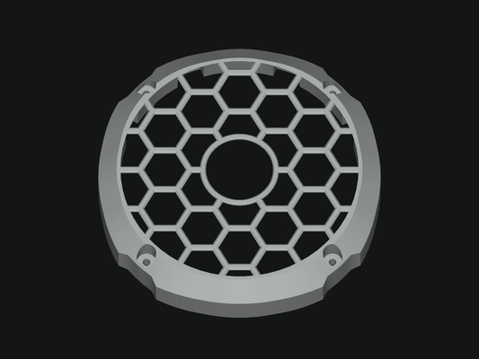 Honeycomb Grill for Kicker KM8 Speakers - blank model rendering