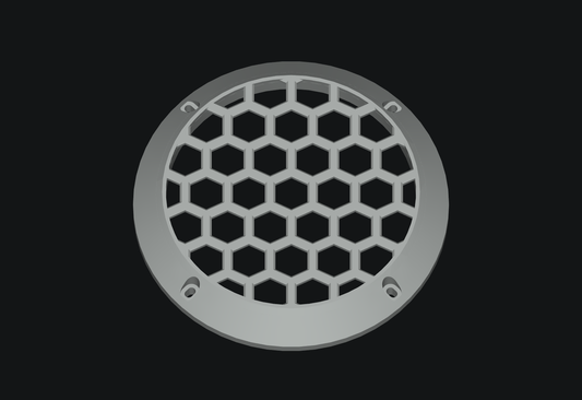 Honeycomb Grill for Polk 5.25-inch Speakers - blank model rendering