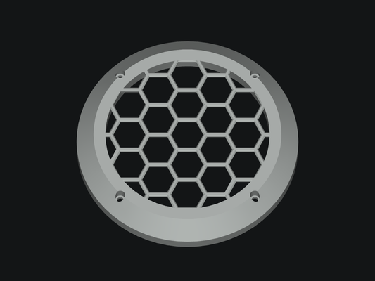 Honeycomb Grill for Polk 6.5-inch Speakers - blank model rendering