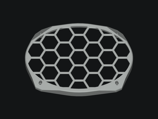 Honeycomb Grill for PRV 6×9 Speakers - blank model rendering
